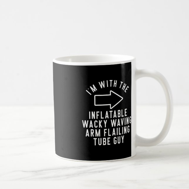 Taza De Café Estoy con el brazo agitador inflable (Derecha)