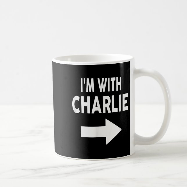 Taza De Café Estoy con el nombre de Charlie (Derecha)