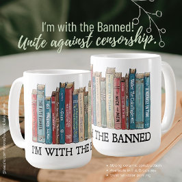 Taza De Café Estoy con la cerámica literaria prohibida