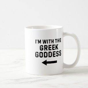 Taza De Café Estoy con la divertida Halloween de la diosa grieg