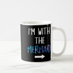 Taza De Café Estoy Con La Sirena Sirena Divertida Perezosa Hall