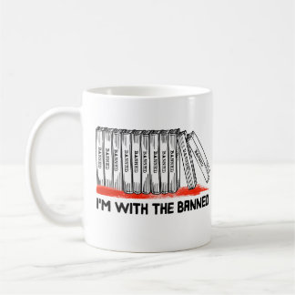 Taza De Café Estoy con los libros prohibidos