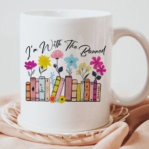 Taza De Café Estoy con los libros prohibidos