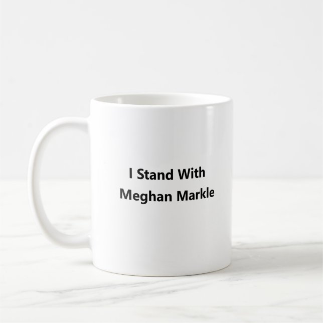 Taza De Café Estoy Con Meghan Markle (Izquierda)