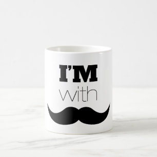 Taza De Café Estoy con Mustache