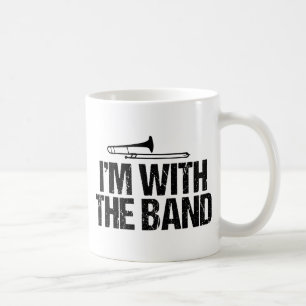 Taza De Café Estoy con The Band Funny Trombone Player