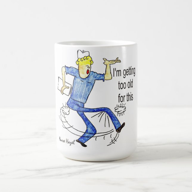 Taza De Café Estoy consiguiendo demasiado viejo para esto (Centro)