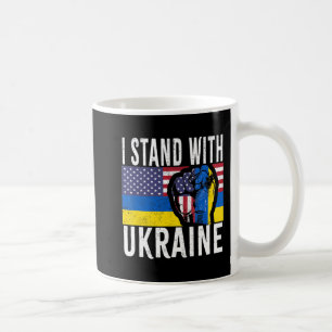 Taza De Café Estoy De Acuerdo Con La Bandera De Ucrania De Esta