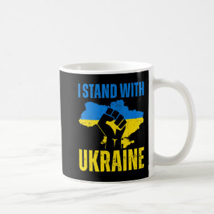 Taza De Café Estoy De Acuerdo Con La Bandera Ucraniana De Levan