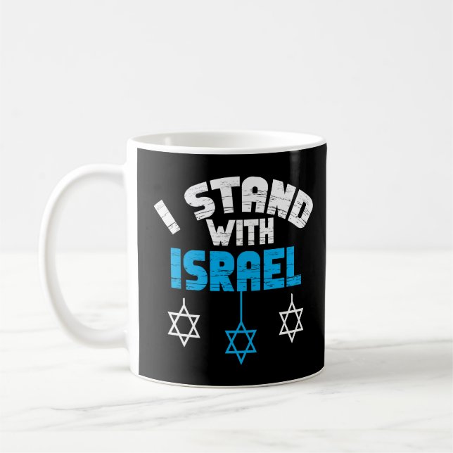 Taza De Café Estoy De Acuerdo Con Los Regalos Judíos De Israel (Izquierda)