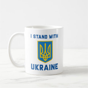 Taza De Café Estoy de pie con Ucrania