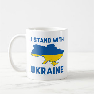 Taza De Café Estoy de pie con Ucrania