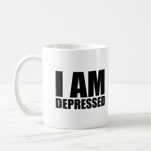 Taza De Café Estoy deprimido