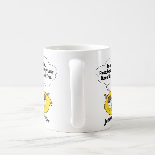 Taza De Café Estoy despierto, por favor, respete mi privacidad  (Mango)