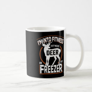 Taza De Café Estoy en el gimnasio Deer Freezer Funny Dad Hunter