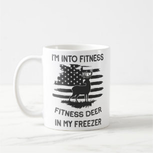 Taza De Café Estoy en Fitness Fitness Deer en mi congelador