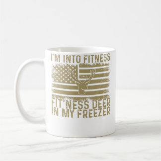 Taza De Café Estoy En Forma Fit'Ness Ciervo En Mi Congelador Ci