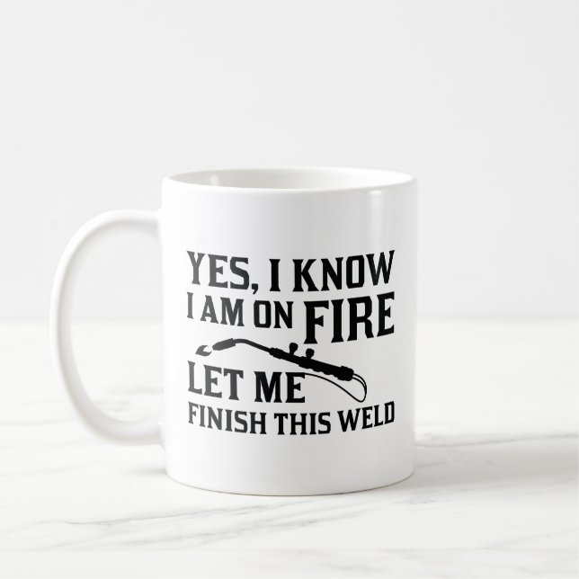 Taza De Café Estoy en llamas (Izquierda)