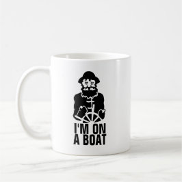 Taza De Café Estoy en un barco