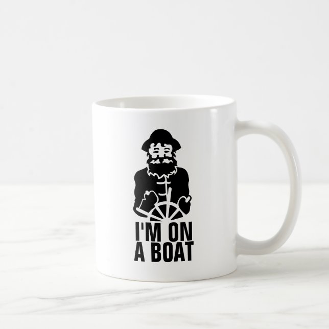 Taza De Café Estoy en un barco (Derecha)