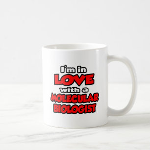 Taza De Café Estoy enamorada de un biólogo molecular