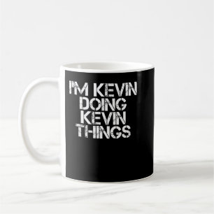 Taza De Café ESTOY HACIENDO COSAS DE KEVIN Navidades graciosos 