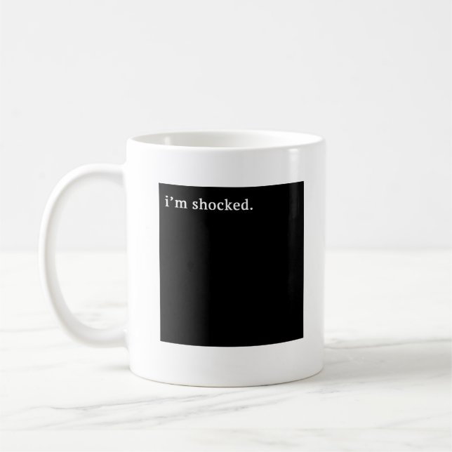 Taza De Café Estoy impactado con el café (Izquierda)