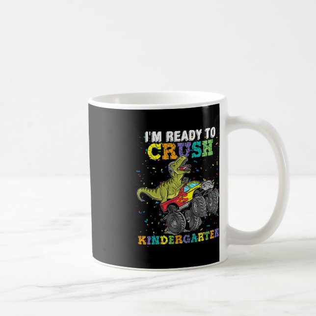 Taza De Café Estoy listo para aplastar al monstruo de jardín de (Derecha)