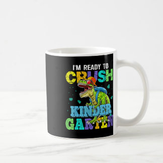 Taza De Café Estoy listo para aplastar dinosaurios de jardín de