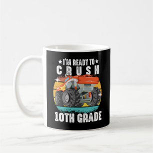 Taza De Café Estoy listo para aplastar el Camión Monstruo de 10