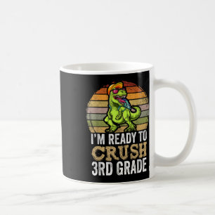 Taza De Café Estoy listo para aplastar la ropa de dinosaurios d