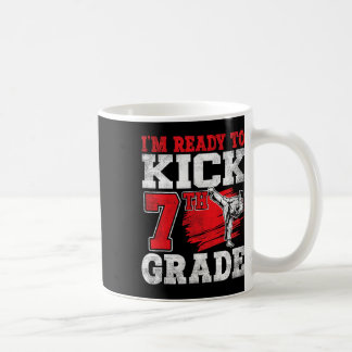 Taza De Café Estoy listo para patear Karate de 7º Grado a la es