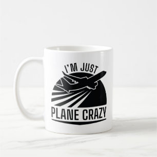 Taza De Café Estoy Loco por los Aviones