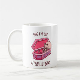 Taza De Café "Estoy muerto" Pun Mug