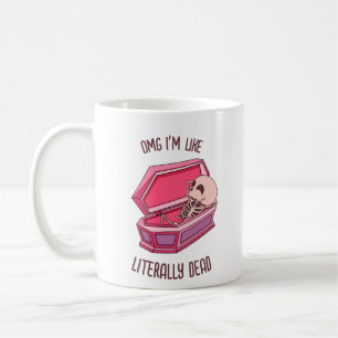 Taza De Café "Estoy muerto" Pun Mug