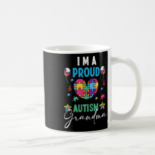 Taza De Café Estoy Orgullosa De Autismo Abuelas Mujeres Chicas