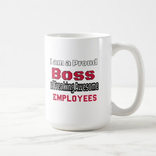 Taza De Café Estoy orgullosa de que engañen a asombrosos emple