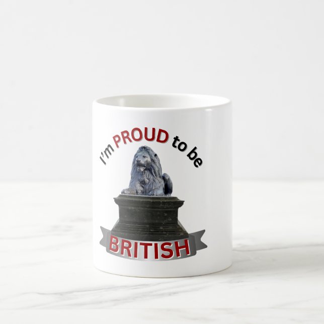 Taza De Café Estoy orgulloso de ser británico (Centro)