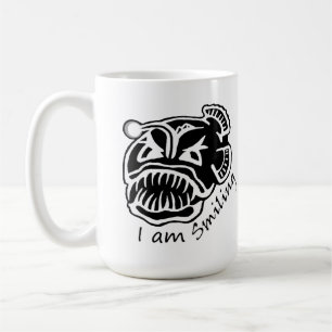 Taza De Café Estoy Pez Linterna Sonriendo