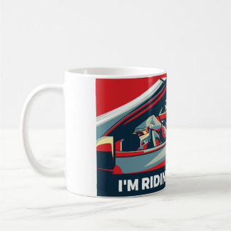 TAZA DE CAFÉ ESTOY RIDIN CON BIDEN