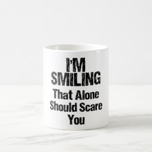 Taza De Café Estoy sonriendo - divertido