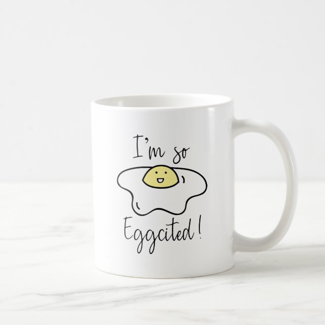 Taza De Café Estoy tan emocionado (Derecha)
