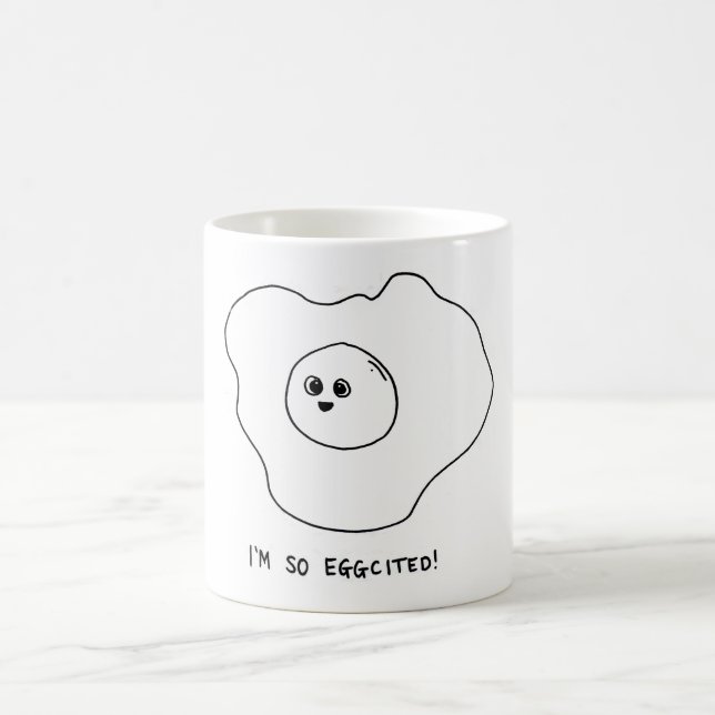 Taza De Café Estoy tan emocionado (Centro)