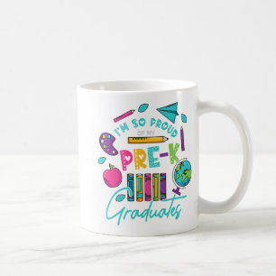 Taza De Café Estoy Tan Orgulloso De Mis Graduados De Preescolar