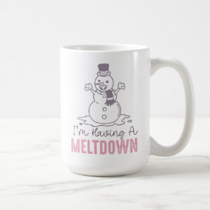 Taza De Café Estoy teniendo un colapso - Gracioso diseño de Sno