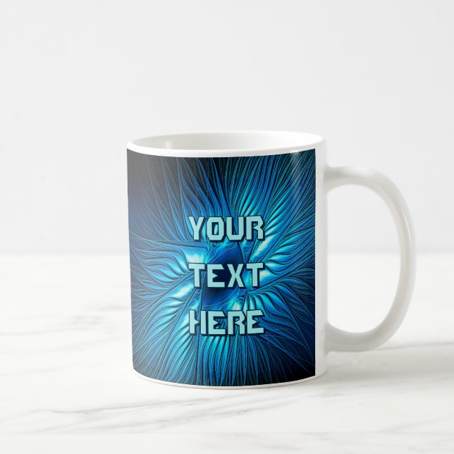 Taza De Café Estrella azul tallada (Derecha)