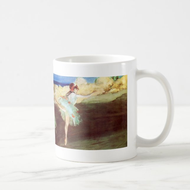 Taza De Café Estrella: Bailarina al punto por Degas (Derecha)