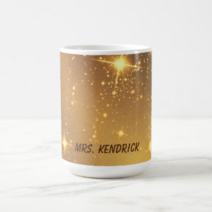 Taza De Café Estrella celeste universal personalizada