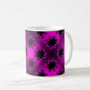 Taza De Café Estrella de degradado rosado caliente