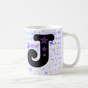 Taza De Café ESTRELLA de la inicial de J